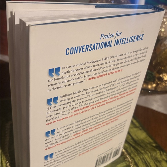 Conversational Intelligence Book by Judith E. Glaser - Picture 6 of 6